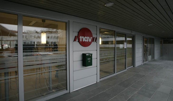 Nav-kontoret i Os sentrum. (Foto: Kjetil Vasby Bruarøy)