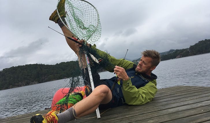 Friluftsmannen André Marton Pedersen serverer tips i ulike kategorier. Denne gang; fiske. (Foto: Bo Marton Wittrup)