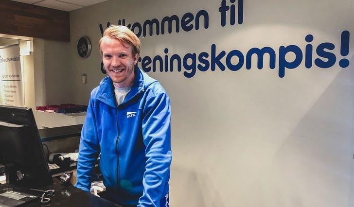 Jørgen Wold på Os Actic gler seg øve å vera i gong igjen etter tre månader med stengde dørar. (Foto: ØH)