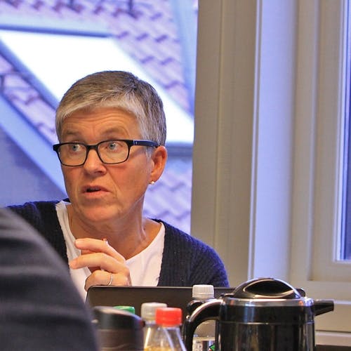 Kommunalsjef for samfunnsutvkling, Aina Tjosaas, svarte Lekven. (Foto: KOG)