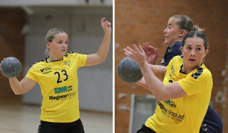 Malin Særvold Halvorsen (t.v.) og Kristina Lund gjorde svært god figur i sin første 3. divisjonskamp. (Foto: Kjetil Vasby Bruarøy)